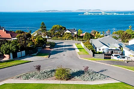The beautiful town of Port Lincoln, South Australia.