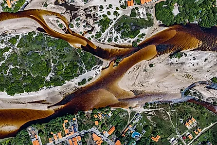 Rio Grande Channels Around Sandbars, Santo Amaro, Maranhão