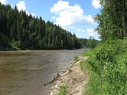 Pembina River, North Dakota. 