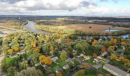 Fort Atkinson, Wisconsin, along the Rock River.