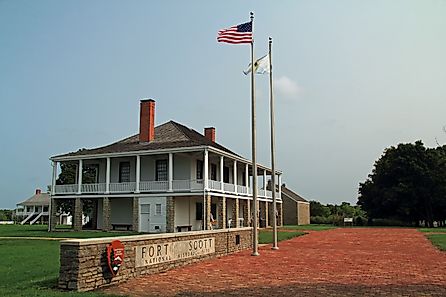 Fort Scott National Historic Site. Editorial credit: William Silver / Shutterstock
