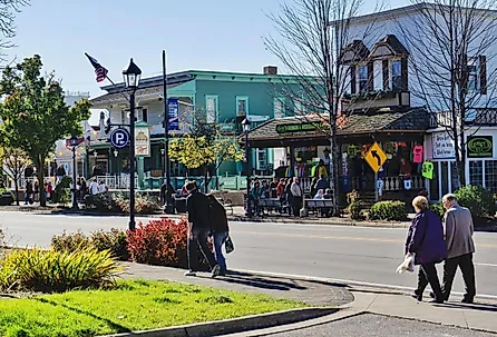 Street view in Frankenmuth, Michigan. Image credit RiverNorthPhotography on iStock.com