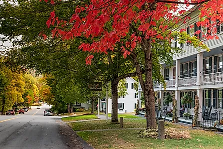 Storefront in Wallingford, Vermont. Editorial credit: Bob LoCicero / Shutterstock.com