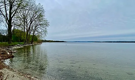 Willow Bay section of Onondaga Lake Park in the Town of Salina, New York.
