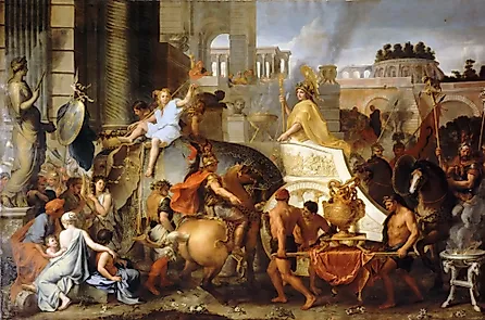 Entry of Alexander into Babylon by Charles Le Brun.