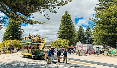 A horse-drawn tram in Victor Harbor, South Australia. Image credit: myphotobank.com.au / Shutterstock.com
