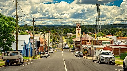 Downtown Stanthorpe, Queensland, Australia.