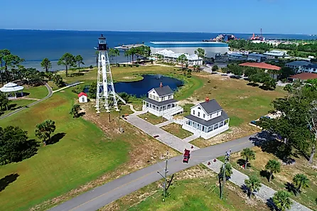 Cape San Blas Lighthouse in Port St. Joe, Florida. Image credit: Dennis MacDonald / Shutterstock.com.