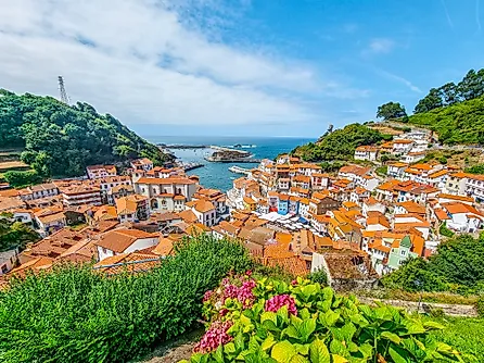 The picturesque town of Cudillero, Spain.