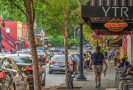 Main Street in downtown Chagrin Falls, Ohio. Image credit Lynne Neuman via Shutterstock