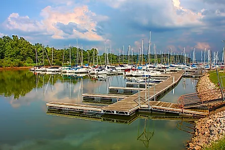 Carlyle West Access Marina in Carlyle, Illinois.
