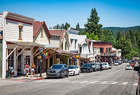 Downtown Nevada City, California. Image credit Chris Allan via Shutterstock
