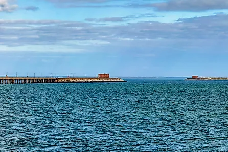 Chesapeake Bay Bridge Tunnel (CBBT), Thimble Shoals Channel Islands, in the Chesapeake Bay