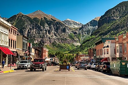 The stunning town of Telluride, Colorado.