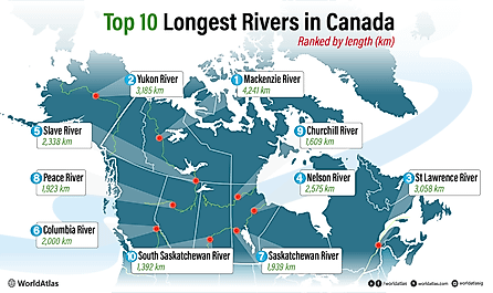 The Mackenzie River near its mouth along the Northwest Territories Arctic Ocean coast.