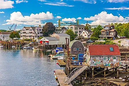 Piscataqua River in Portsmouth, New Hampshire.