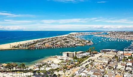Newport Beach, California, is a tourist hub.