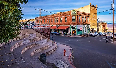 Historic Connor Hotel on the Main Street of Jerome, Arizona. Image credit: Nick Fox / Shutterstock.com.