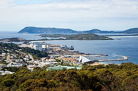 View of the waterfront of Albany, Western Australia