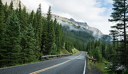 Beartooth Highway, part of U.S. Route 212 through Wyoming, Montana. Via Shutterstock / Sam Spicer