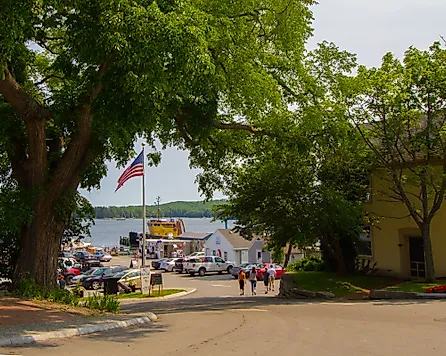 Downtown Castine, Maine.