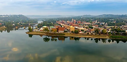 The town of Marietta, Ohio. Shutterstock.com