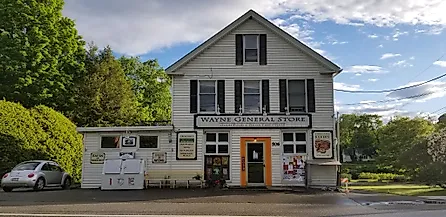 Wayne General Store (and A Small Town Bakery) in Wayne, Maine. Credit: Carl Lender via Flickr