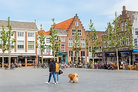 Square in the city center of Goes, Netherlands. Editorial credit: Christian Mueller / Shutterstock.com