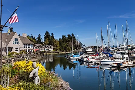 A pier at Bainbridge Island, Washington.