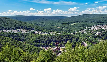 Pocono Mountains near Jim Thorpe, Pennsylvania.