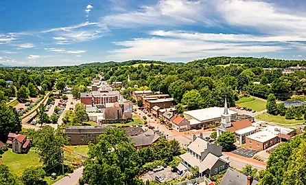Aerial View of Jonesborough