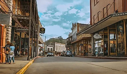 The Main Street in Eureka Springs, Arkansas. Editorial credit: shuttersv / Shutterstock.com