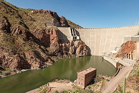 Theodore Roosevelt Dam in Arizona.
