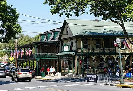 Downtown street in Lititz, Pennsylvania. Image credit Khairil Azhar Junos via Shutterstock