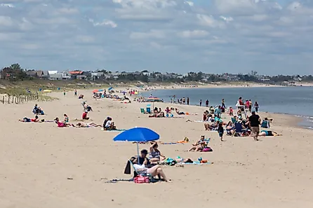Beachgoers in Lewes, Delaware. Brian Doty / Shutterstock.com