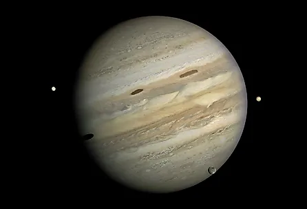 Jupiter taken by Nasa’s Voyager 1 (Justin Cowart, Public domain, via Wikimedia Commons)