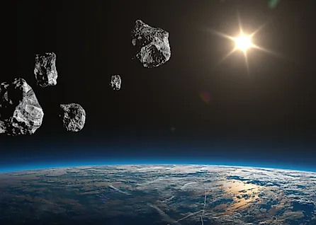 Asteroids close to Earth. Image Credits: buradaki via Shutterstock