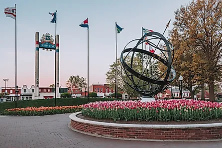 The Central Park in Pella, Iowa.