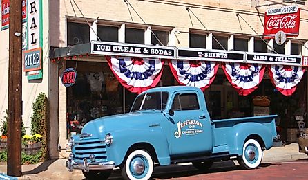 Jefferson General Store in Jefferson, Texas. Image credit: LMPark via Shutterstock
