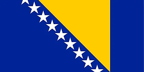 Bandera de Bosnia y Herzegovina