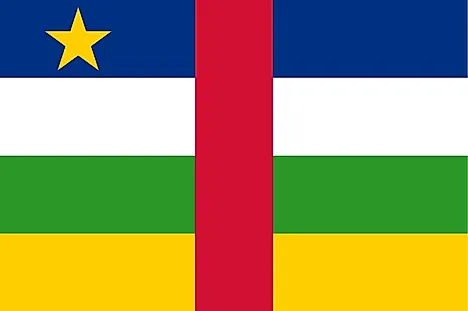 Bandera de República Centroafricana