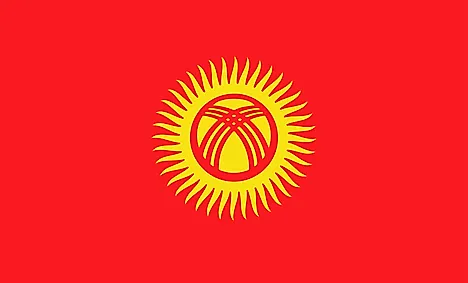 Flag of Kyrgyzstan