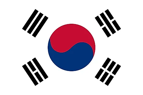 bandera de corea del sur