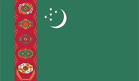 Bandera de Turkmenistán