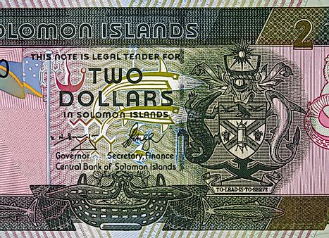 Solomon Islands 2 dollars banknote 
