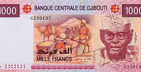 Djibouti 1,000 Francs 2005 Banknotes.