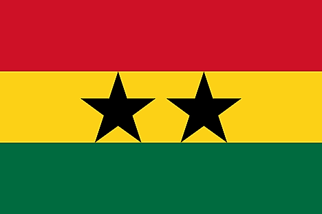 Flag of the Ghana-Guinea Union used between November 23, 1958 and April, 1961.