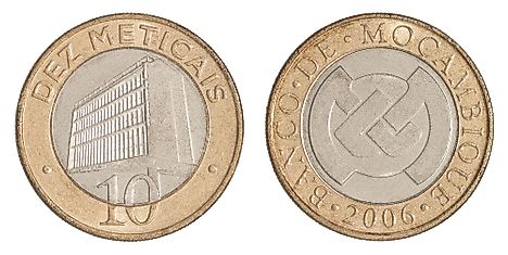 Mozambican 10 meticais Coin