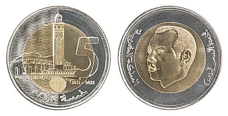 Moroccan 5 dirham Coin
