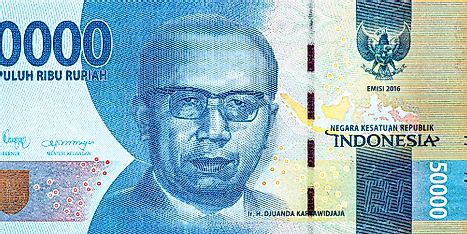  Indonesian 50000 rupiah Banknotes